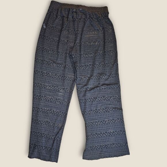 La Vie en Rose Black Sheer Lace Mesh Beach Swim Cover Pants XLarge - Picture 6 of 6